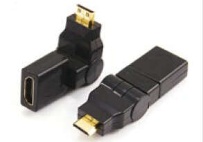 360 Degree Micro D Plug to a Female Swing HDMI Adapter,